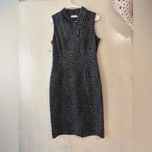 Calvin Klein Career sleeveless dress office professional academia size 8